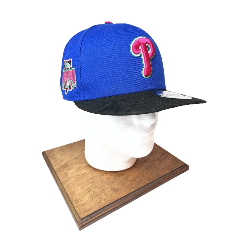 Philadelphia Phillies Hat New Era Big League Chew Snap Back Watermelon Blue OSFM